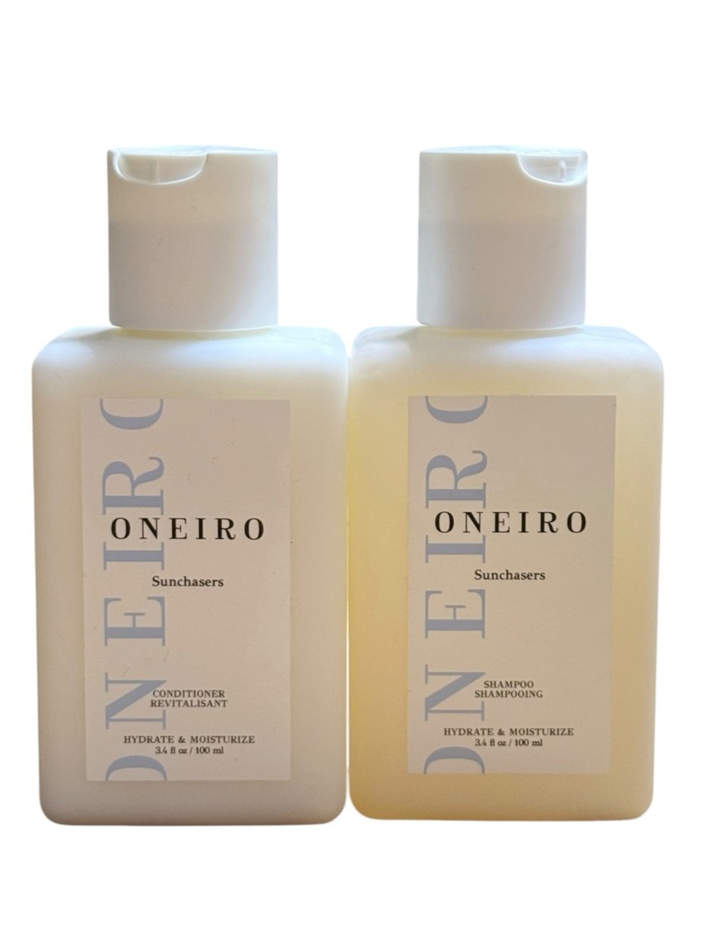 ONEIRO Sunchasers Shampoo & Conditioner Travel Set